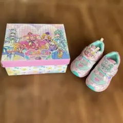 わんだふるぷりきゅあ！　キッズスニーカー シューズ18.0cm ピンク　ミント