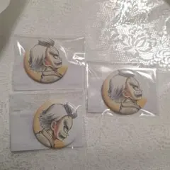 鬼滅の刃 WEBSHOPくじ 善逸と爺ちゃん 繋ぐ 缶バッジ 桑島 3点