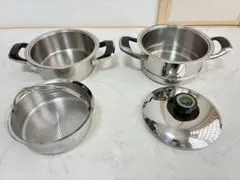 ハ*ん様 ALESSI アレッシィ Mami マミシリーズ パスタポット 鍋 - メルカリ