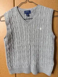 Polo Ralph Lauren グレー Vネック ベスト