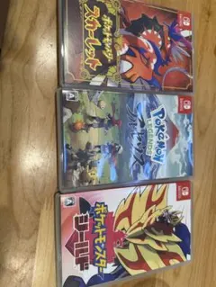 ニンテンドースイッチソフト　ポケモン３点