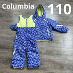 コロンビア　110 女の子　スキーウェア　外遊び
