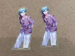 シャニスト　うたプリ　藍　クリアステッカー 2枚セット