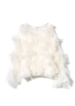 新品未使用】NOTRE emor tulle veil tops ピンク - メルカリ