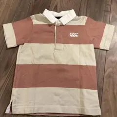 canterbury ストライプポロシャツ 110