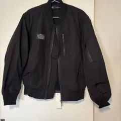 希少 GU x UNDERCOVER MA-1 フライトジャケット XXL 黒 美品】GU×UNDERCOVER ジーユー アンダーカバー MA-1 XL 黒