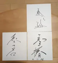 力士サイン 力士サインセット(2014年) 照ノ富士/誉富士/宝富士 - メルカリ