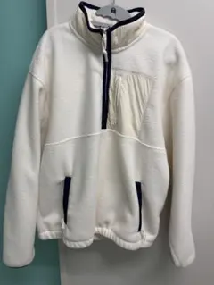 GAP アークティックフリースハーフジップ ホワイト - メルカリ