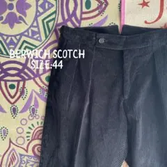 【美品】BERWICH SCOTCH コーデュロイ ブラック 44のサムネイル