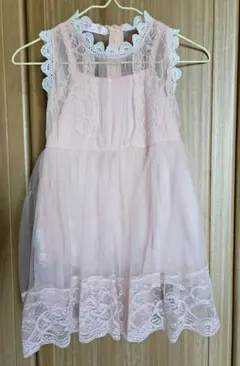 ベビー、ドレス、結婚式、お呼ばれ、女の子、ピンク、レース