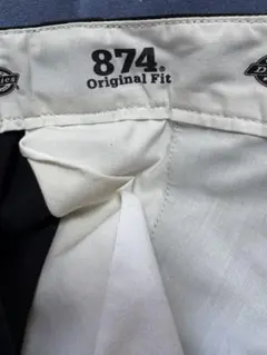 Dickies 874 Original Fit ブラックパンツ36-32