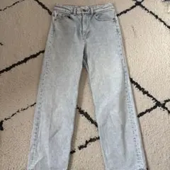 H&M ライトブルーデニム ストレートレッグ 34