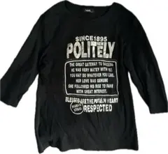 ロゴ 7分丈Tシャツ ロンT