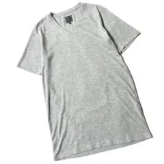 【美品】カルバンクライン　半袖　Tシャツ　カットソー　Vネック　春夏　グレー　M