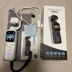 AiMike アクションカメラ ポケットサイズ 4K 7500万画素