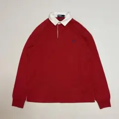 Polo by Ralph Lauren 00s ラガーシャツ レッドのサムネイル