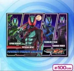 仮面ライダー ゼッツ ひざ掛け毛布 約70cm x 約100cm②