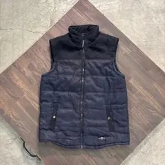 7W2 MARC ECKO 中綿入り　ジップアップベスト　異素材　M 古着