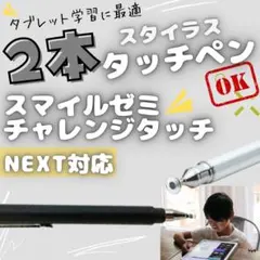 タッチペン チャレンジタッチ NEXT ipad スタイラスペン 黒 白