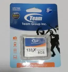 Team CompactFlash 8GB 133X メモリーカード