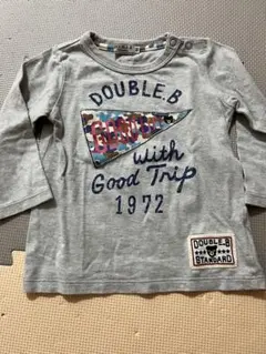ダブルビー ミキハウス　長袖　トップス　Tシャツ　ロンT 80 ベビー