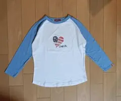 Levi's Tシャツ 七分袖 短丈 M