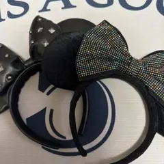 ミニーマウス風スパンコールカチューシャ