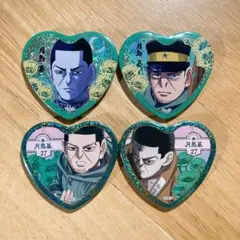 【ゴールデンカムイ】月島軍曹　鶴見篤四郎の「愛」です缶バッジ　4種セット