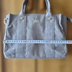 Lee ショルダーバック　コーデュロイ　グレーのサムネイル