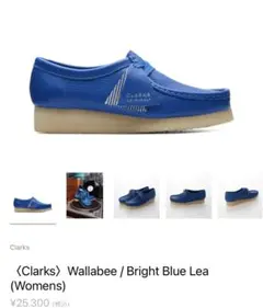 ⚠️最終値下げ　Clarks Wallabee Bright Blue Lea
