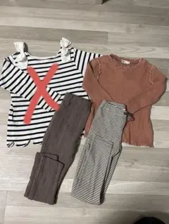 petit main トップス　パンツ✖️2 値下げ