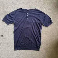 JOHN SMEDLEY ヘンリーネック 半袖ニットのサムネイル