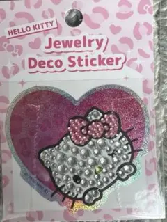 正規品　ハローキティ ジュエリーデコステッカー　シール　サンリオ　シール帳