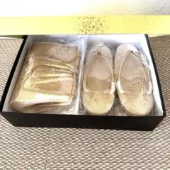 和装用バッグ 草履 セット ゴールド系 草履Ｌサイズ