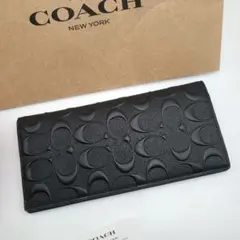 COACH　コーチ　長財布　正規品　エンボスシグネチャー