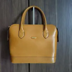 a.testoni ア・テストーニ ハンドバッグ キャメル レザーのサムネイル