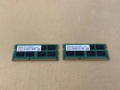 【中古】16G/TranscendノートPC用メモリ/DDR3/8GB×2のサムネイル
