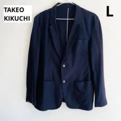 L タケオキクチ　ジャケット　春夏秋　長袖　アウター　テーラード