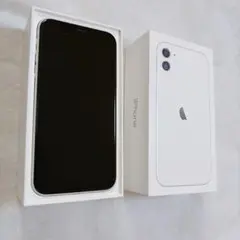 バッテリー 100% iPhone11 128GB ホワイト 美品