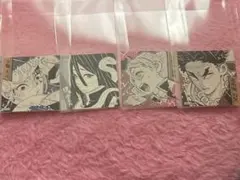 鬼滅の刃 スクエアステッカーコレクション 宇髄 伊黒 甘露寺 悲鳴嶼 4点