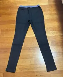 限定SALE❣️新品　シロヤイチガン　ストレッチスパッツ S-M ネイビーフリース