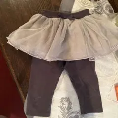 petit main チュチュスカート付きレギンス 80