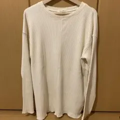 【美品】フリークスストア　ワッフルスリットロンT