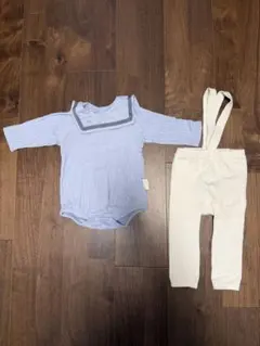 apres les cours ベビーロンパース・タイツセット 70cm