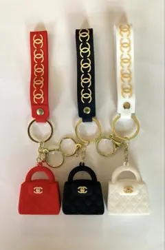 [CHANEL］キーホルダー(3個セット) ノベルティ