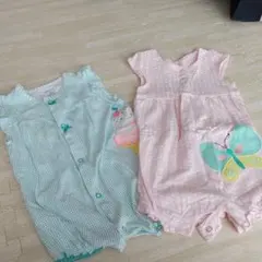 カーターズ 夏用ロンパースセット