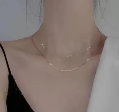 2連チェーンネックレス ピンクゴールド 韓国 上品 シンプル