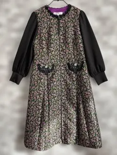 【極美品】Super Beauty 花柄ワンピース 40　サイズM