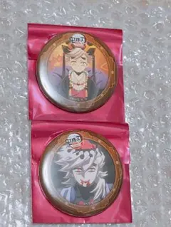 鬼滅の刃 決戦の火蓋を切る 第二期 童磨 缶バッジ 2個セット