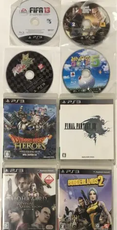 PS3ゲームソフト８本　　まとめ売り